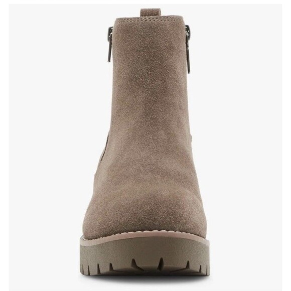 Blondo Damaris Ankle Boot Waterproof Suede Leather Boots Women’s Size 7.5 Taupe - Picture 6 of 12